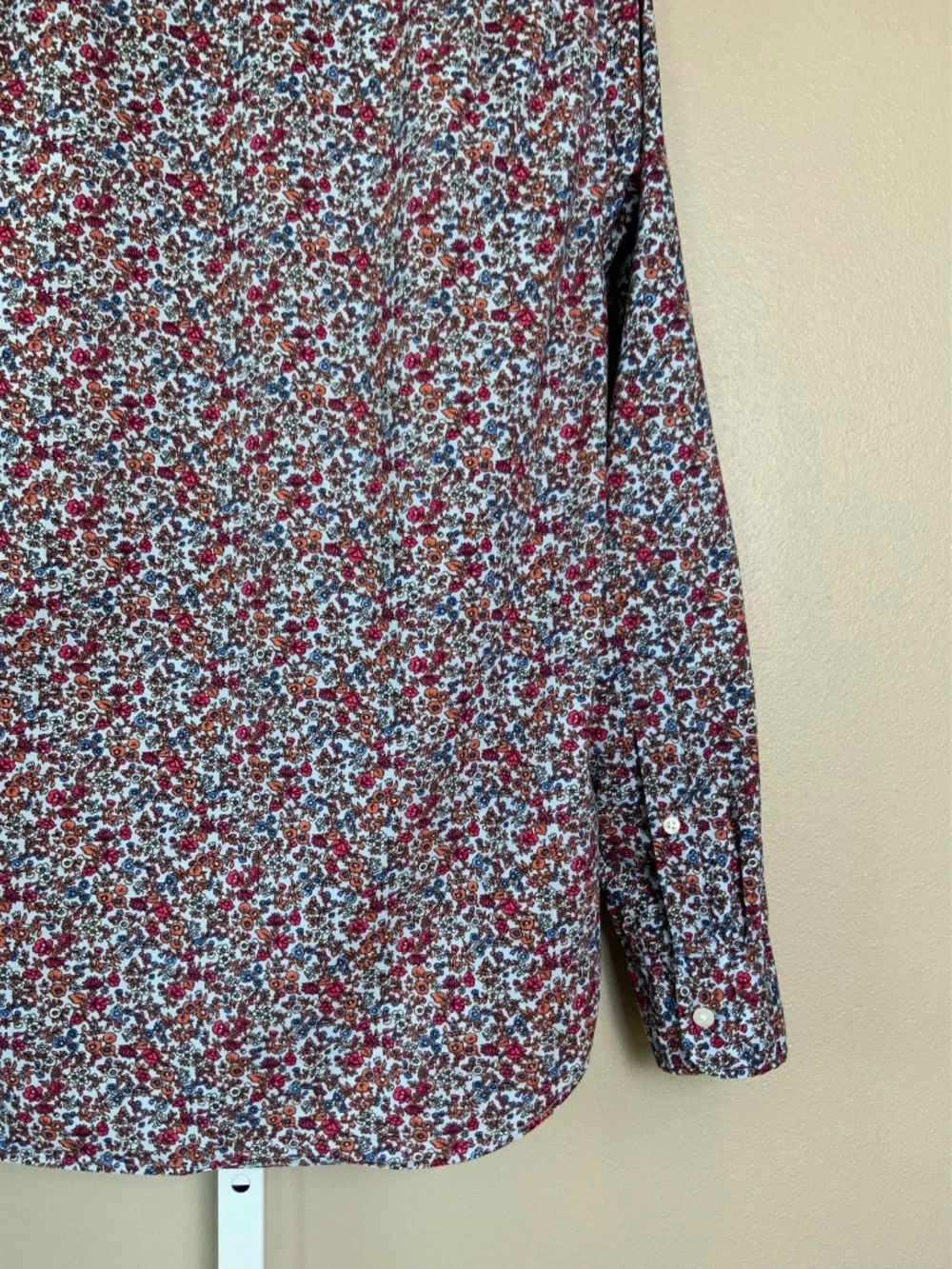 J. Crew Floral Printed Slim Fit Casual Button Down Shirt